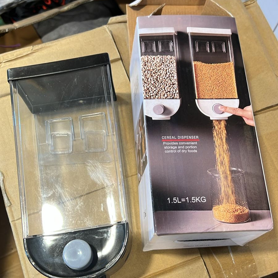 1Pc 1500ml Wall-Mounted Grain Storage Box